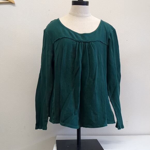 Old Navy Green Relaxed Fit Blouse size XXL - Picture 1 of 6